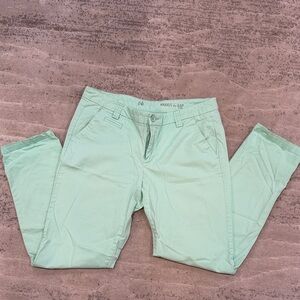 GAP Mint Green Ankle Khakis